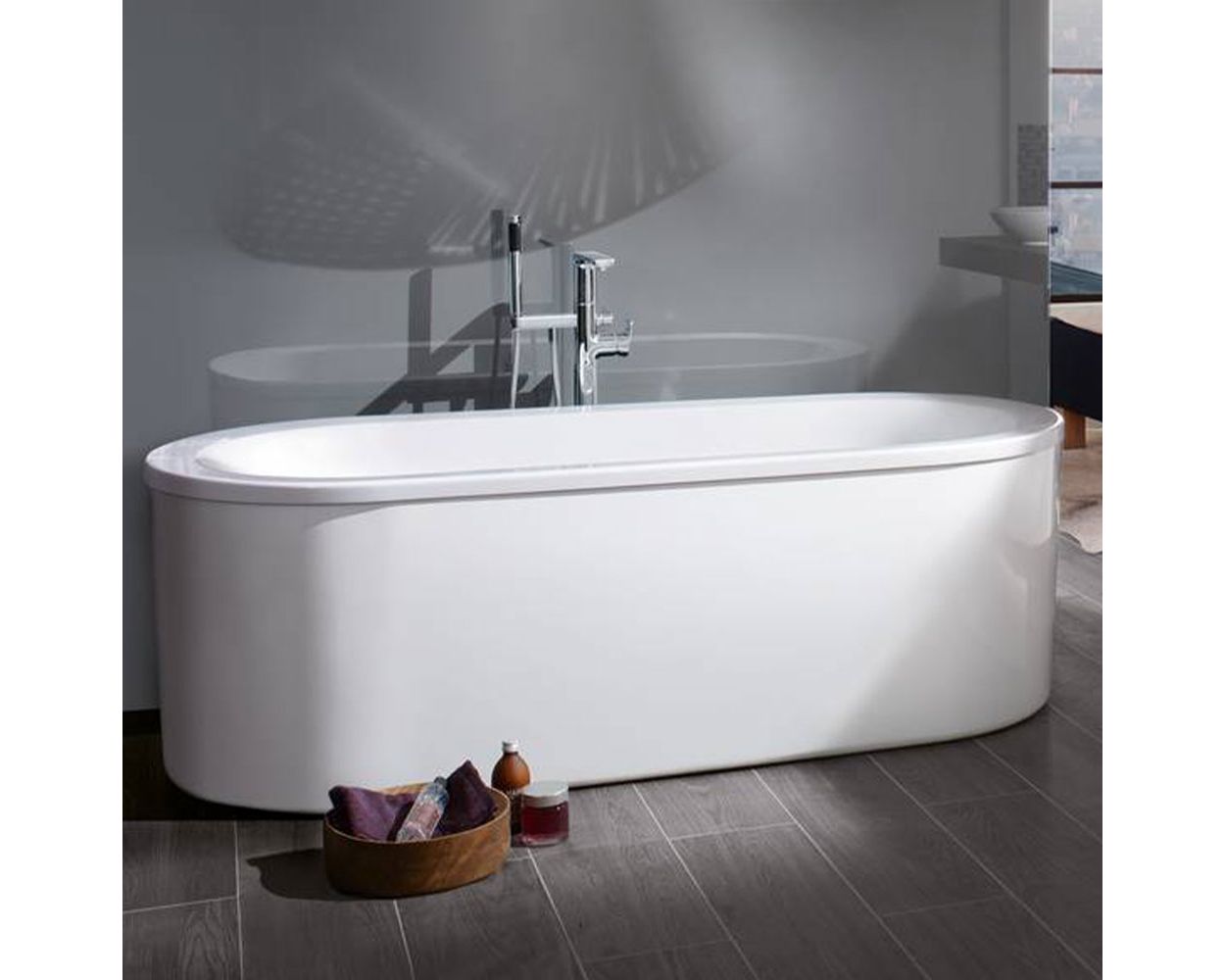 Villeroy Boch Loop Friends Oval Duo 1800mm Freestanding Bath With