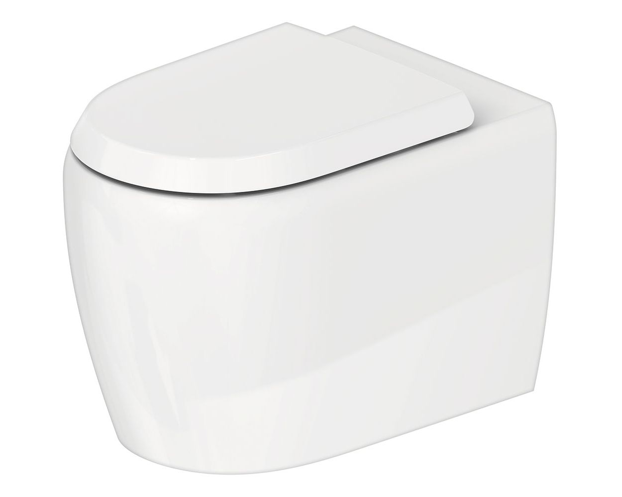 Duravit Qatego Back To Wall Rimless Toilet